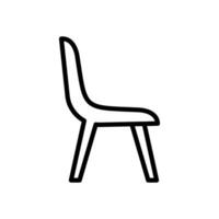 silla icono vector diseño modelo