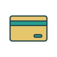 credit card icon vector design template