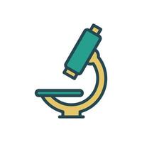 microscope icon vector design template