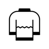 cozy sweater icon vector design template