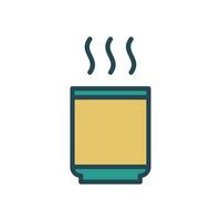 hot cocoa icon vector design template