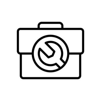 toolbox icon vector design template