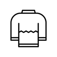 cozy sweater icon vector design template