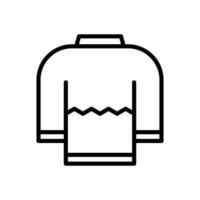 cozy sweater icon vector design template