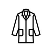 lab coat icon vector design template