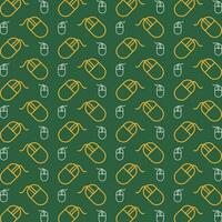 Mouse cute colorful repeating pattern vector illustration