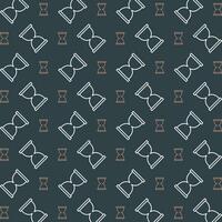 Hourglass colorful repeating trendy pattern vector illustration background