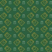 Shopping Bag cute colorful repeating pattern vector illustration background