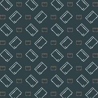 Deep Freezer colorful repeating trendy pattern vector illustration background