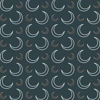 Moon colorful repeating trendy pattern vector illustration background