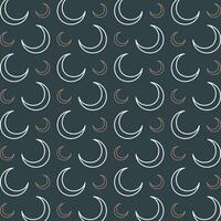 Moon colorful repeating trendy pattern vector illustration background