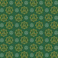 Management cute colorful repeating pattern vector illustration background