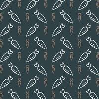 Carrot colorful repeating trendy pattern vector illustration background