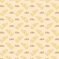 Shoes colorful repeating trendy pattern vector illustration background