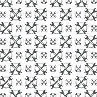 Cross wrench vector seamless repeating pattern illustration background