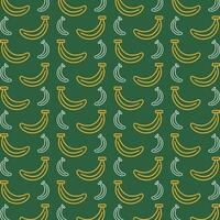 Banana cute colorful repeating pattern vector illustration background