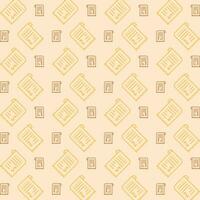 Receipt colorful repeating trendy pattern vector illustration background
