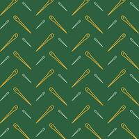 Needle cute colorful repeating pattern vector illustration background