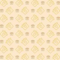 Gift colorful repeating trendy pattern vector illustration background