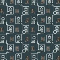 Property Search colorful repeating trendy pattern vector illustration background