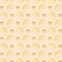 Email colorful repeating trendy pattern vector illustration background