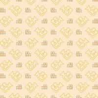 Video Camera colorful repeating trendy pattern vector illustration background