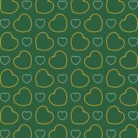Heart cute colorful repeating pattern vector illustration