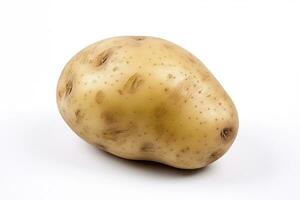 AI generated Potato isolated on white background. AI Generated photo