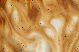 AI generated Coffee foam texture. AI Generated photo