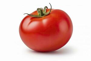 AI generated Tomato isolated on white background. AI Generated photo