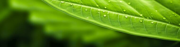 ai generado verde hoja naturaleza antecedentes. ai generado foto