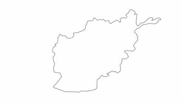 animated sketch icon for the map of Afghanistan video