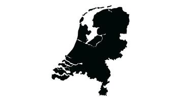 animation forming a map of the Netherlands video