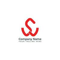 ws letra o SO letra logo, compañía, negocio logo diseño. vector