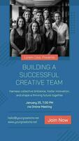 Creative Business Online Talkshow Instagram Story template
