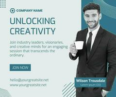Creative Business Facebook Post template