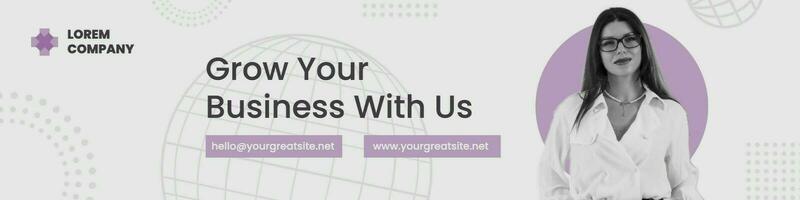 Creative Business Linkedin Banner template