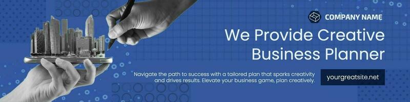 Creative Business Linkedin Banner template