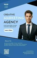 Business Marketing Agency Poster template