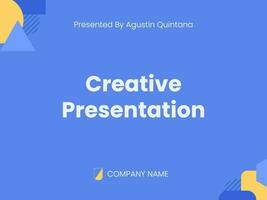 Creative Business Presentation template