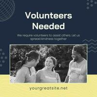 Year End Charity LinkedIn Post template