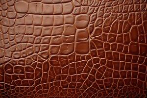 AI generated Leather texture background photo