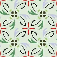 Print block for fabric, apparel textile, wrapping paper. Minimal oriental vector