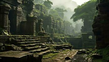 AI generated Uncovering the Secrets of Ancient Landscapes photo