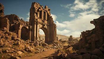 AI generated Uncovering the Secrets of Ancient Landscapes photo