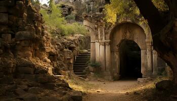AI generated Uncovering the Secrets of Ancient Landscapes photo