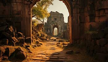 AI generated Uncovering the Secrets of Ancient Landscapes photo