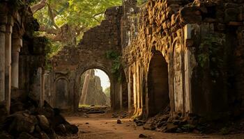 AI generated Uncovering the Secrets of Ancient Landscapes photo