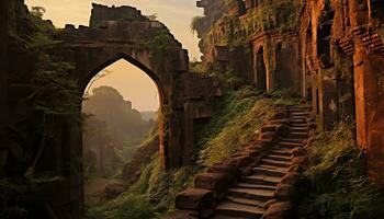 AI generated Uncovering the Secrets of Ancient Landscapes photo