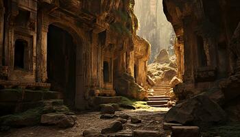 AI generated Uncovering the Secrets of Ancient Landscapes photo